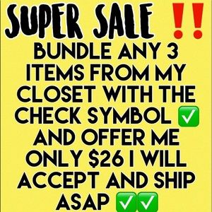 ✅BUNDLE 3 AND SAVE 😊 MIX AND MATCH ANY 3 ✅